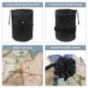 2PCS Art Marble-236 Travel Cosmetic Bag: Your Ultimate Makeup Organizer & Bathroom Cases - With Drawstring, Cylindrical & Small Toiletry Bag view 3
