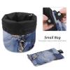 2PCS Retro Aesthetic Marble-275 Travel Cosmetic Bag Makeup Organizer, Drawstring Bathroom Cases - Cylindrical & Small Toiletry Bag view 4