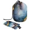 2PCS Colored Marble-395 Travel Cosmetic Bag Makeup Organizer, Drawstring Bathroom Cases - Cylindrical & Small Toiletry Bag view 1