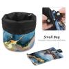 2PCS Colored Marble-395 Travel Cosmetic Bag Makeup Organizer, Drawstring Bathroom Cases - Cylindrical & Small Toiletry Bag view 4