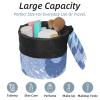 2PCS Graffiti Art-624 Travel Cosmetic Bag: Your Ultimate Makeup Organizer & Bathroom Cases - With Drawstring, Cylindrical & Small Toiletry Bag view 2