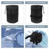 2PCS Graffiti Art-624 Travel Cosmetic Bag: Your Ultimate Makeup Organizer & Bathroom Cases - With Drawstring, Cylindrical & Small Toiletry Bag view 3