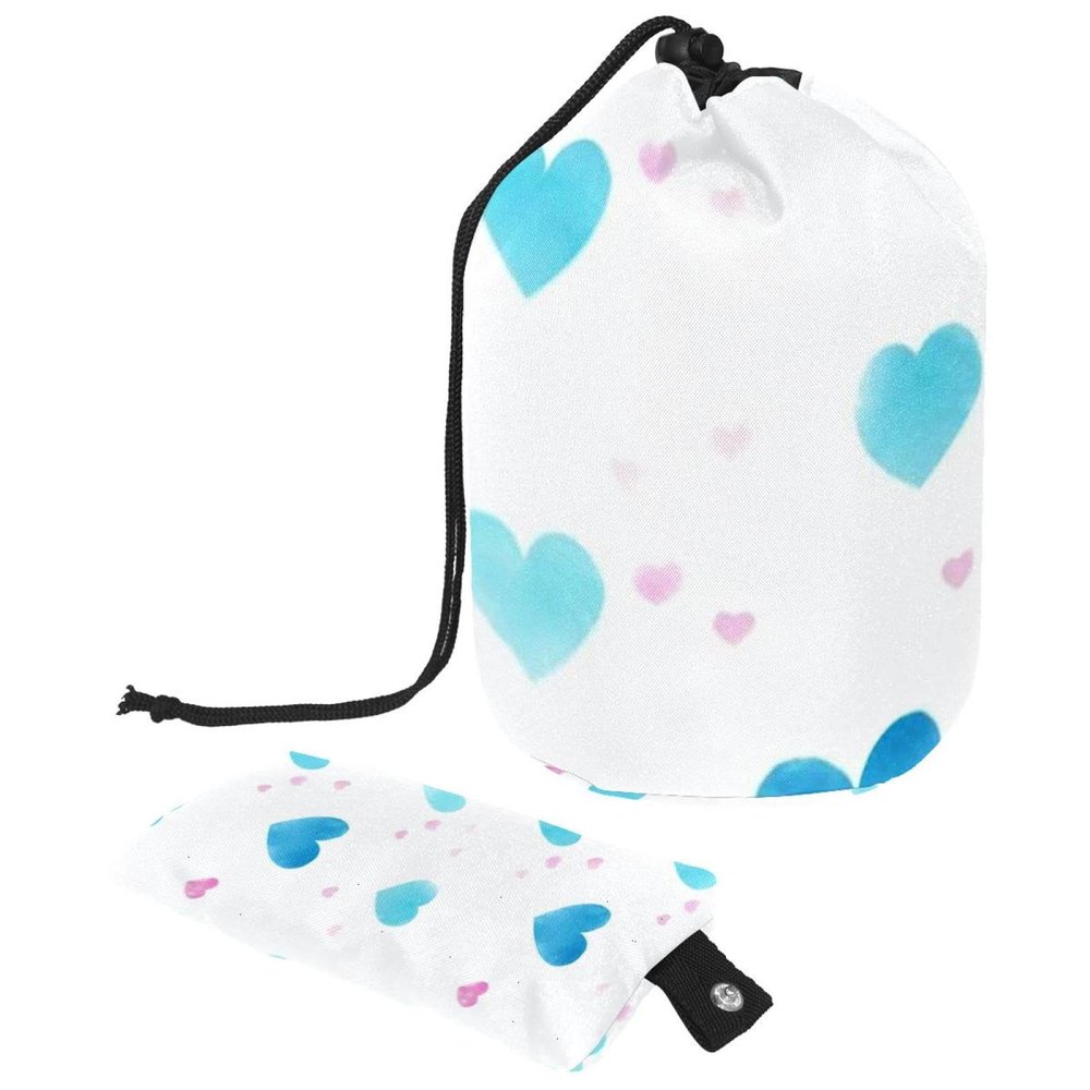 2PCS Colorful Love-88 Travel Cosmetic Bag: Your Ultimate Makeup Organizer & Bathroom Cases - With Drawstring, Cylindrical & Small Toiletry Bag