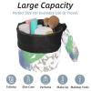 2PCS Abstract Graffiti-450 Travel Cosmetic Bag Makeup Organizer: Stylish Bathroom Cases with Drawstring, Cylindrical & Small Toiletry Bag view 2