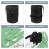 2PCS Abstract Graffiti-450 Travel Cosmetic Bag Makeup Organizer: Stylish Bathroom Cases with Drawstring, Cylindrical & Small Toiletry Bag view 3