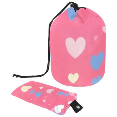 2PCS Art Love-117 Travel Cosmetic Bag Makeup Organizer Bag Bathroom Cases Toiletry Bag with Drawstring (Cylindrical bag and small bag)