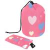 2PCS Art Love-117 Travel Cosmetic Bag Makeup Organizer Bag Bathroom Cases Toiletry Bag with Drawstring (Cylindrical bag and small bag) view 1