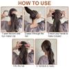 Birds Nest Hair Clips - 2024 New Hair Claw Clamps Bun Makers Expandable Ponytail Holder Comb Hair Bands for Thin Thick Fine Curly Hair,Hair Accessory for Women Ponytail Holders Claw Clips (Color C) view 2