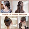 Birds Nest Hair Clips - 2024 New Hair Claw Clamps Bun Makers Expandable Ponytail Holder Comb Hair Bands for Thin Thick Fine Curly Hair,Hair Accessory for Women Ponytail Holders Claw Clips (Color C) view 4