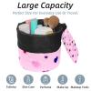 2PCS Colorful Love-60 Travel Cosmetic Bag: Your Ultimate Makeup Organizer & Bathroom Cases - With Drawstring, Cylindrical & Small Toiletry Bag view 2