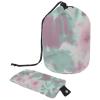 2PCS Colorful Graffiti-505 Travel Cosmetic Bag Makeup Organizer Bag Bathroom Cases Toiletry Bag with Drawstring (Cylindrical bag and small bag) view 1
