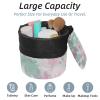 2PCS Colorful Graffiti-505 Travel Cosmetic Bag Makeup Organizer Bag Bathroom Cases Toiletry Bag with Drawstring (Cylindrical bag and small bag) view 2