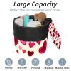 2PCS Art Love-189 Travel Cosmetic Bag Makeup Organizer Bag Bathroom Cases Toiletry Bag with Drawstring (Cylindrical bag and small bag) view 2