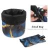 2PCS Colored Marble-392 Travel Cosmetic Bag: Your Ultimate Makeup Organizer & Bathroom Cases - With Drawstring, Cylindrical & Small Toiletry Bag view 4
