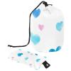 2PCS Colorful Love-86 Travel Cosmetic Bag Makeup Organizer: Stylish Bathroom Cases with Drawstring, Cylindrical & Small Toiletry Bag view 1