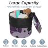 2PCS Colorful Graffiti-494 Travel Cosmetic Bag Makeup Organizer: Stylish Bathroom Cases with Drawstring, Cylindrical & Small Toiletry Bag view 2
