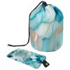 2PCS Art Marble-217 Travel Cosmetic Bag Makeup Organizer Bag Bathroom Cases Toiletry Bag with Drawstring (Cylindrical bag and small bag) view 1