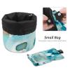 2PCS Art Marble-217 Travel Cosmetic Bag Makeup Organizer Bag Bathroom Cases Toiletry Bag with Drawstring (Cylindrical bag and small bag) view 4