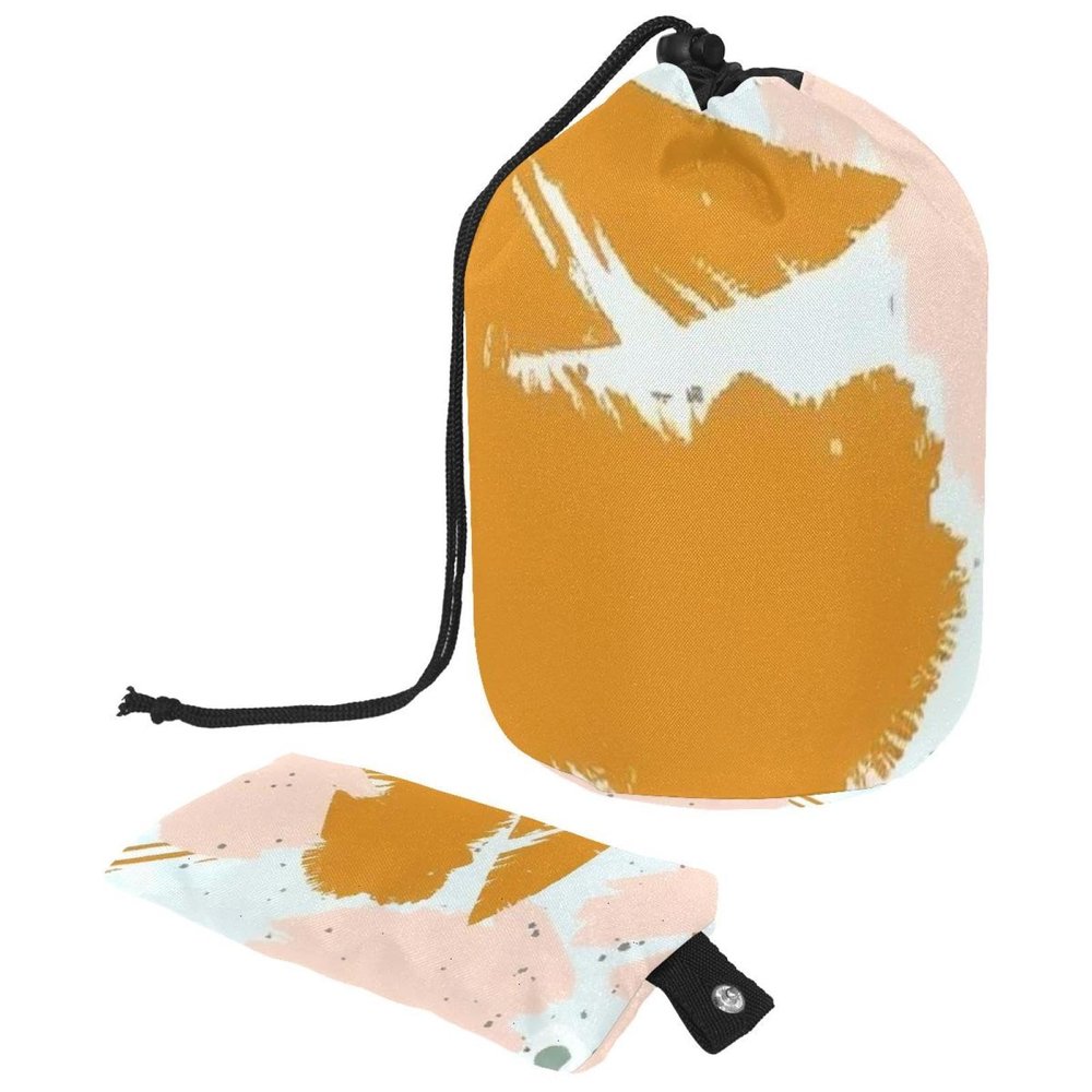 2PCS Abstract Art-598 Travel Cosmetic Bag Makeup Organizer: Stylish Bathroom Cases with Drawstring, Cylindrical & Small Toiletry Bag