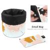 2PCS Abstract Art-598 Travel Cosmetic Bag Makeup Organizer: Stylish Bathroom Cases with Drawstring, Cylindrical & Small Toiletry Bag view 4