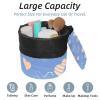 2PCS Colorful Love-62 Travel Cosmetic Bag Makeup Organizer: Stylish Bathroom Cases with Drawstring, Cylindrical & Small Toiletry Bag view 2