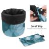 2PCS Abstract Graffiti-443 Travel Cosmetic Bag Makeup Organizer, Drawstring Bathroom Cases - Cylindrical & Small Toiletry Bag view 4