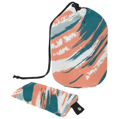 2PCS Graffiti in Color-524 Travel Cosmetic Bag: Your Ultimate Makeup Organizer & Bathroom Cases - With Drawstring, Cylindrical & Small Toiletry Bag