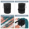 2PCS Graffiti in Color-524 Travel Cosmetic Bag: Your Ultimate Makeup Organizer & Bathroom Cases - With Drawstring, Cylindrical & Small Toiletry Bag view 3