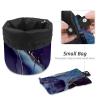 2PCS Colored Marble-411 Travel Cosmetic Bag Makeup Organizer, Drawstring Bathroom Cases - Cylindrical & Small Toiletry Bag view 4