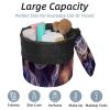 2PCS Marble Texture-334 Travel Cosmetic Bag Makeup Organizer: Stylish Bathroom Cases with Drawstring, Cylindrical & Small Toiletry Bag view 2