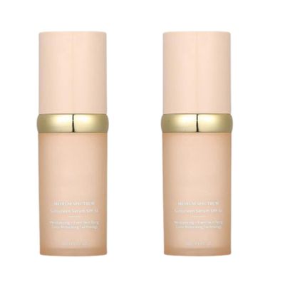 4-in-1 Foundation Liquid,4-in-1 Light Spectrum, Full Coverage Concealer with SPF 50+,Moisturizing Even Skin Toning Color (2PCS)