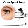 6Pcs Mascara Fan Brush for Lashes, Multifunctional Folding Angle Scalloped Lash Brush for Upper Lower Eye Lash, Eyelash Brushes and Mascara Comb, Eye Lash Separator Tool for Natural Lifted view 4