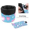 2PCS Love Pattern-213 Travel Cosmetic Bag Makeup Organizer Bag Bathroom Cases Toiletry Bag with Drawstring (Cylindrical bag and small bag) view 4