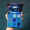 docolor Gold Eyeliner Waterproof Eye liner Longwearing with Ultra-Fine Tip and Blue Eyeshadow Palette 9 Colors Gemstone Shadow Palette Highly Pigmented Mattes Shimmers Colourful Makeup Palette view 2
