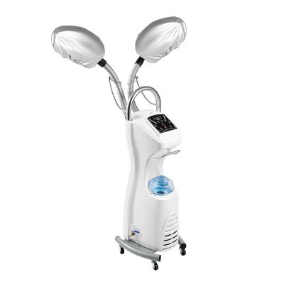 Standing Hair Steamer, 7 in 1 Professional Ozone Hair Steamer for Deep Conditioning, Hooded Steam Cap for Natural Rolling Spa Hair Steamer for Hair Coloring, Treatment, Oil Baking, Hair Dryer