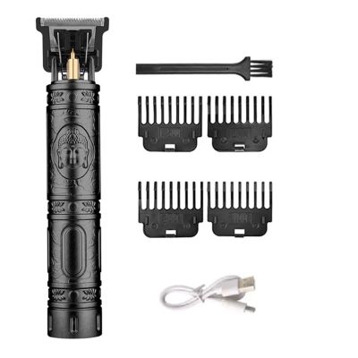 Razors Vintage Hair Cutting Machine Professional Barber Hair Trimmer for Men T9 Electric Hair Clipper Beard Shaver(Black Buddha-no Box)