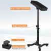 Tattoo Arm Rest Stand, Tattoo Arm and Leg Rest Stand H Base Stability Non-Slip Design with Adjustable Height Soft Sponge Pad for Tattoo Supply Tattoo Studio view 4