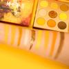 docolor Blue Eyeliner Waterproof Eye liner Longwearing with Ultra-Fine Tip and Yellow Eyeshadow Palette 9 Colors Gemstone Shadow Palette Highly Pigmented Mattes Shimmers Colourful Makeup Palette view 3