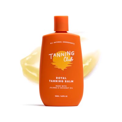 Tanning Club - Royal Tanning Balm - Hydrating Gel with Jojoba and Coconut Oil - Botanical Outdoor Sunscreen - 150 ml