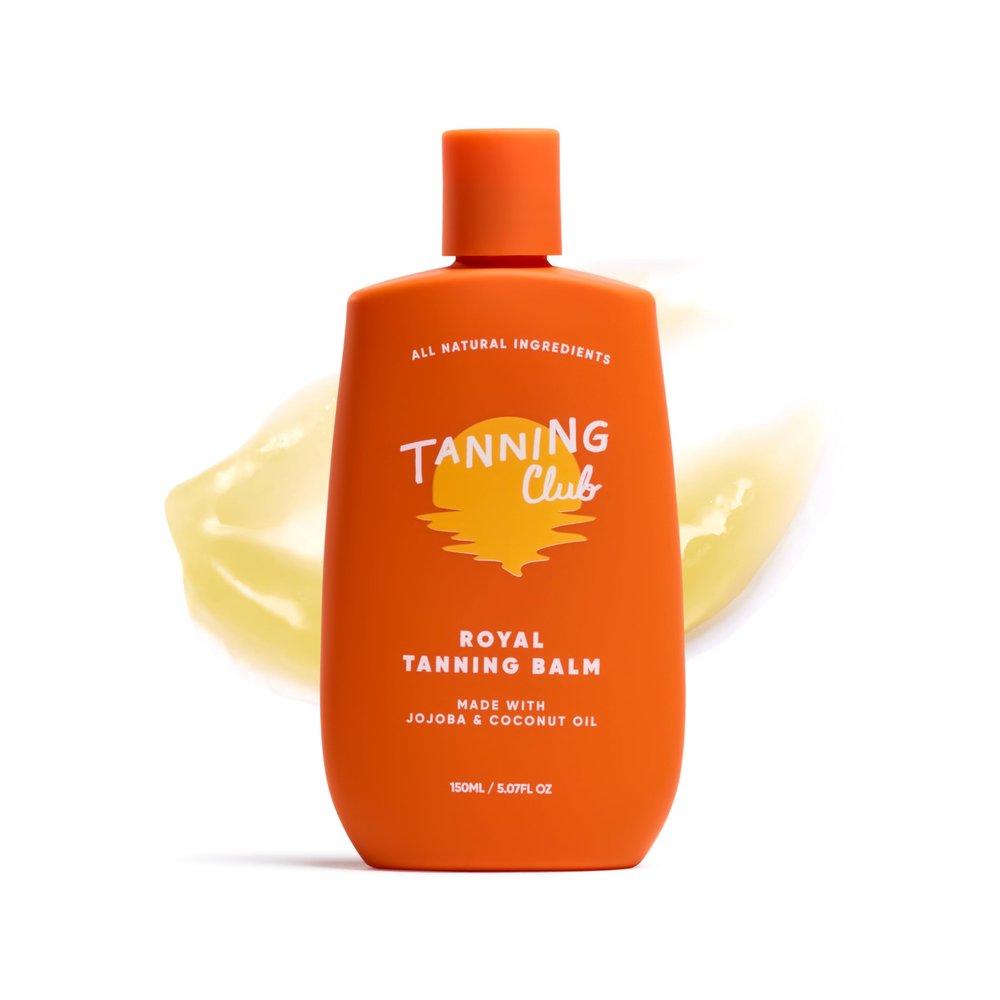 Tanning Club - Royal Tanning Balm - Hydrating Gel with Jojoba and Coconut Oil - Botanical Outdoor Sunscreen - 150 ml