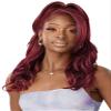 Outre Airtied 100% Fully Hand-Tied Wig - Human Hair Blend - Natural Wave 20" (DR2/CREAMY TOFFEE) view 3