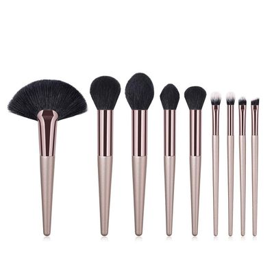CTPCRTYK Makeup Brush Eyeshadow Wooden 9PCS Powder Cosmetic Set Brushes Foundation Brush Make up Brushes Pack