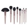 CTPCRTYK Makeup Brush Eyeshadow Wooden 9PCS Powder Cosmetic Set Brushes Foundation Brush Make up Brushes Pack view 3