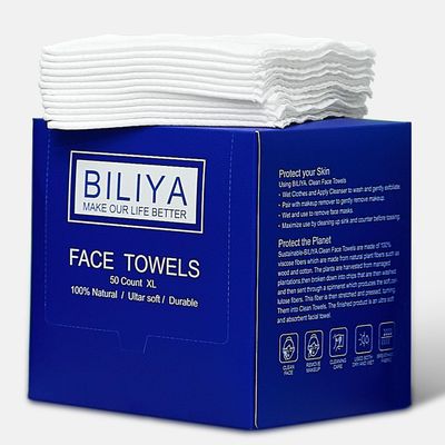 Disposable face towel XL,face cleaning wipes,makeup wipes,towels,Ultra Soft 10 x 12 inches 100 ct, 2 pack