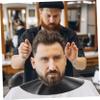 AUTSUPPL 2pcs Haircut Collar Hair Salon Neck Protector Barber Cape Silicone Neck Dye Cape for Clean Cut view 3
