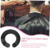 AUTSUPPL 2pcs Haircut Collar Hair Salon Neck Protector Barber Cape Silicone Neck Dye Cape for Clean Cut view 4