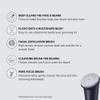 Panasonic MultiShape Facial Brush Head Attachment Kit, Includes 3 Brushes for Facial Exfoliation, Beard Cleansing, and Pore Cleansing, Add to MultiShape Grooming System - ER-CFB1-A view 2