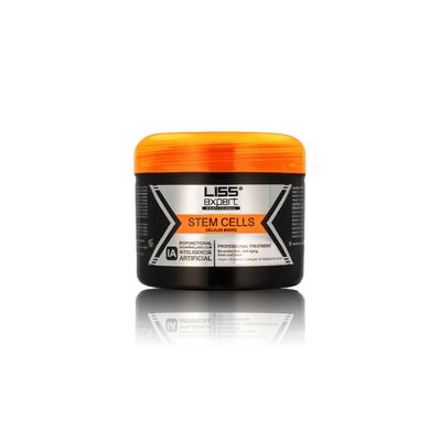Liss Expert Professional Stem Cells Smoothing Treatment Organic Keratin & Argan Oil for Frizz-Free Repair & Shine Professional Straightening(250 ml-Shoulder Length)