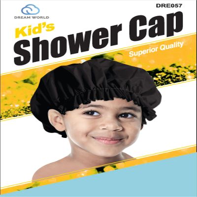 Dream World Kid's Shower Cap Assorted Colors 12 Pack