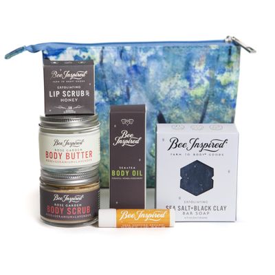 Bee Inspired Gardener's Set - Luxury Garden Skincare Gift Set - Skincare Kit for Radiant Skin | Eco-Friendly, Handmade in the USA | for Gardeners & Nature Lovers